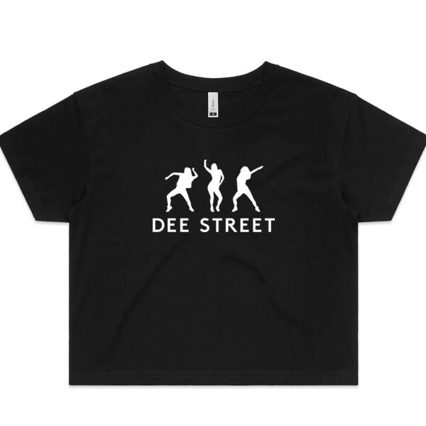 AS Colour Women's Crop Tee - Black Thumbnail