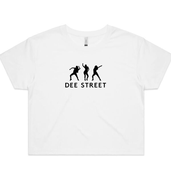 AS Colour Women's Crop Tee - White Thumbnail