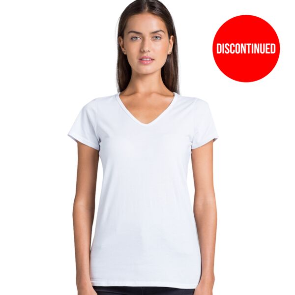 AS COLOUR Women's Bevel V-Neck Tee Thumbnail