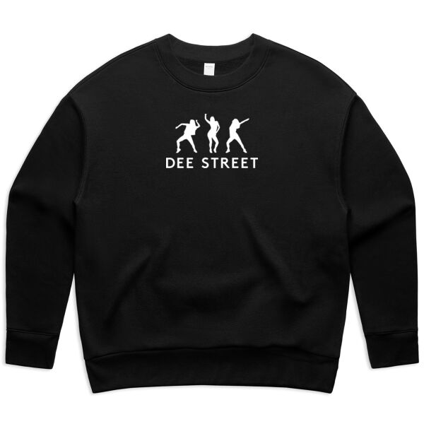 AS Colour Women's Relax Crew - Black Thumbnail