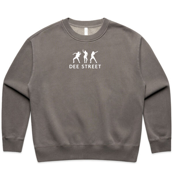 AS Colour Women's Faded Relax Crew - Faded Grey Thumbnail